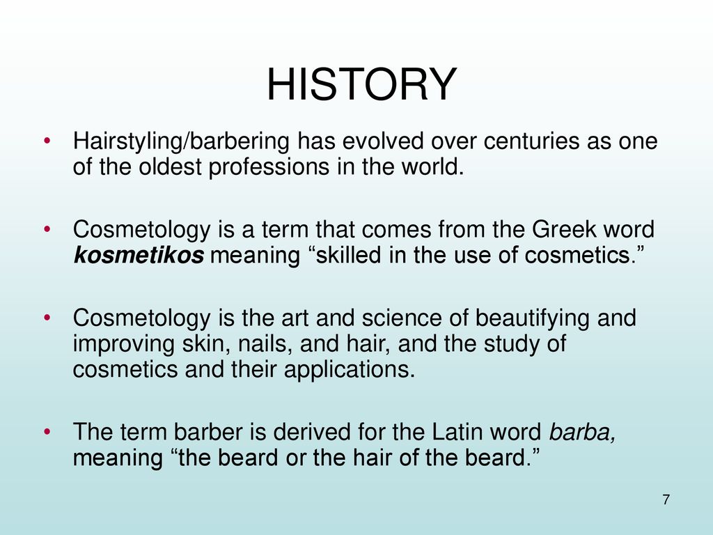 COSMETOLOGY HISTORY AND OPPORTUNITIES ppt download